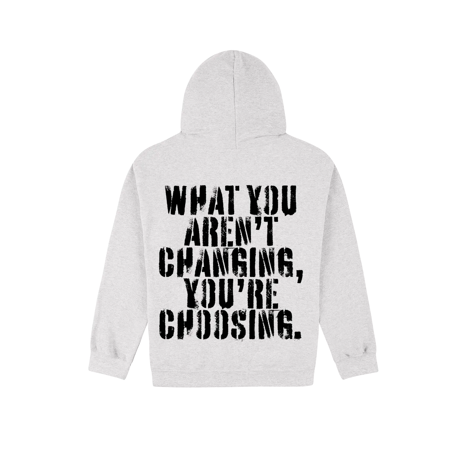 Ash Grey back flat lay