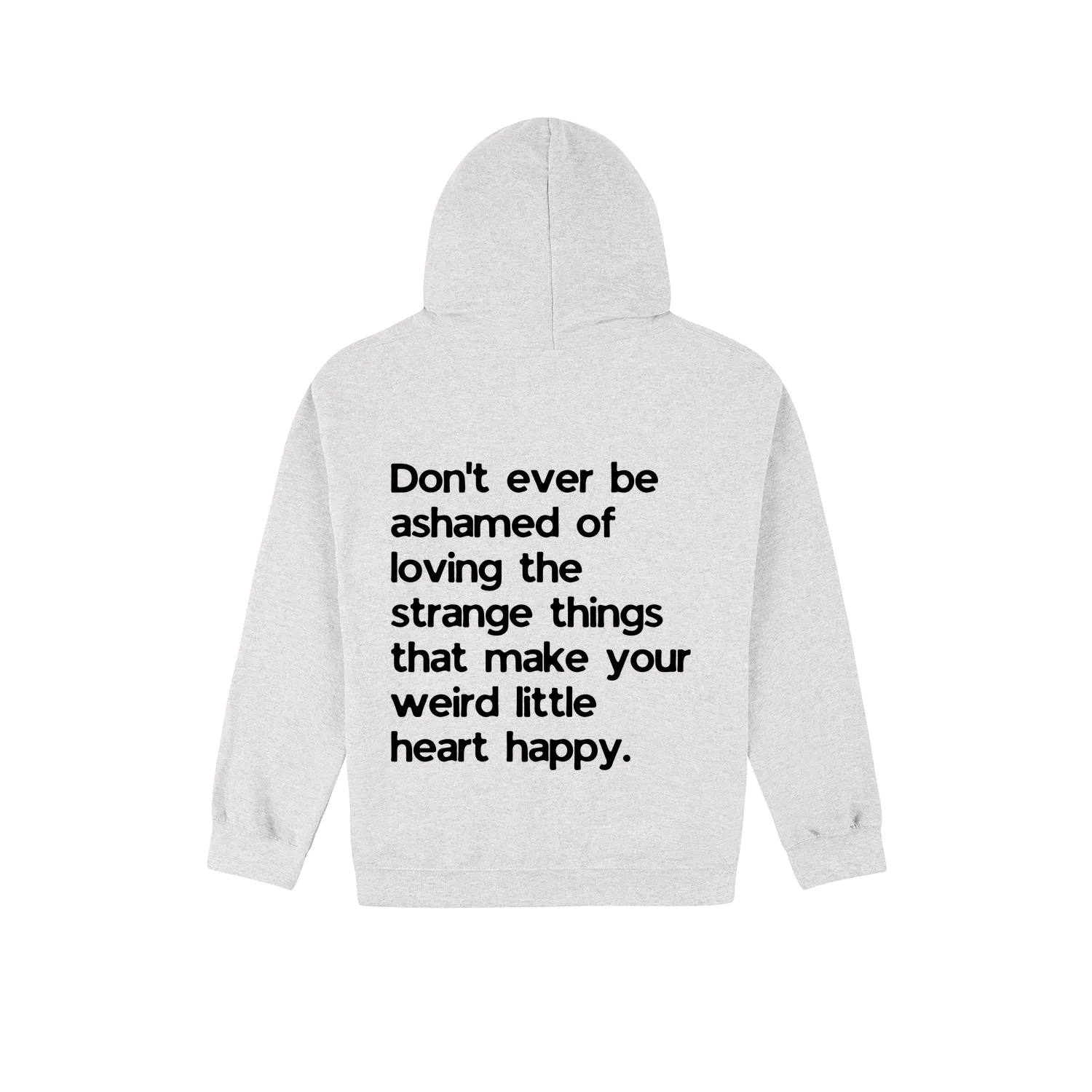 Ash Grey back flat lay