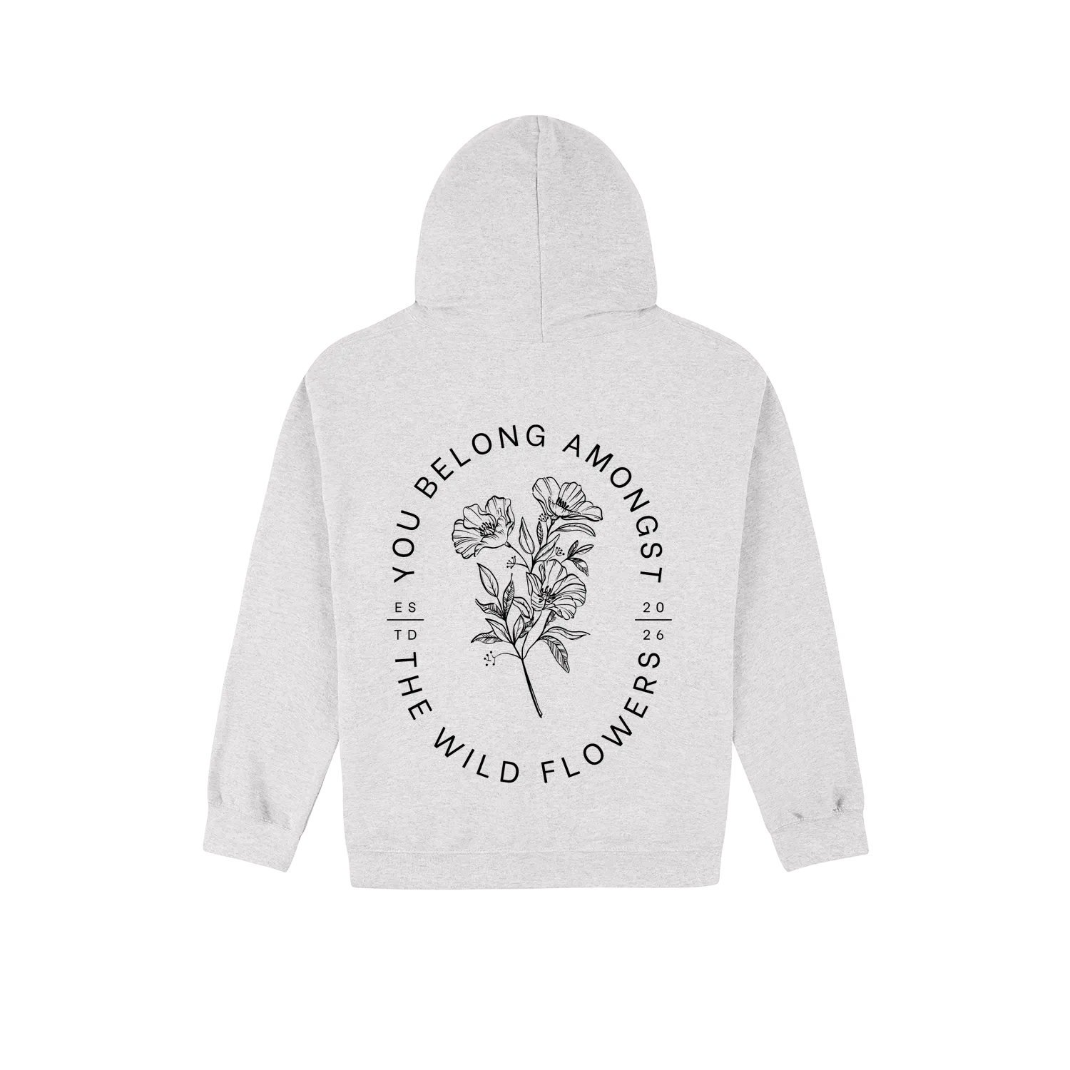 Ash Grey back flat lay