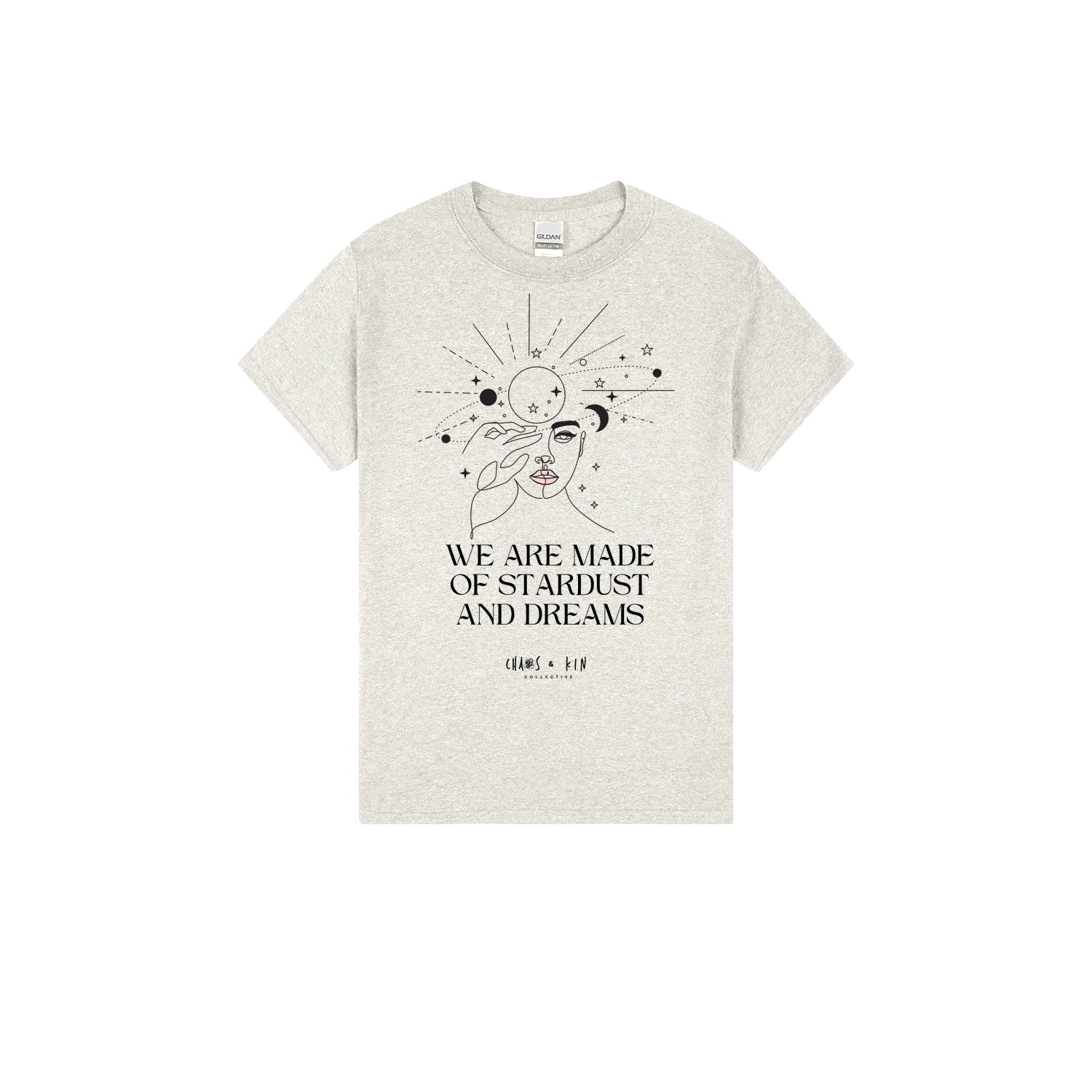 Ash front flat lay