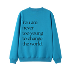 Azure back flat lay