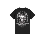 Black back flat lay