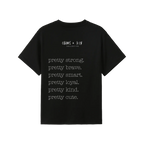 Black back flat lay