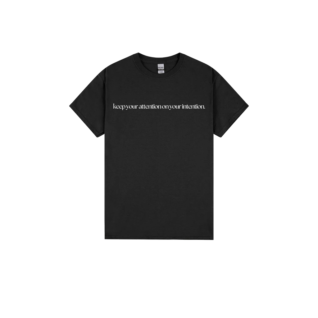 Black front flat lay