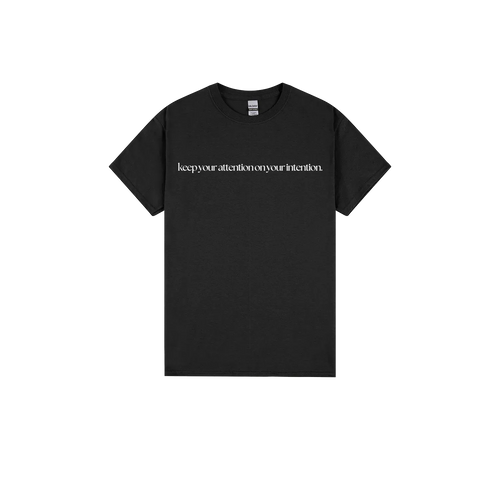Black front flat lay