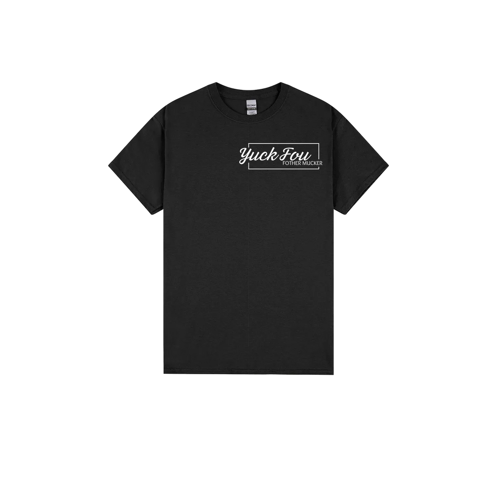 Black front flat lay