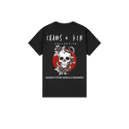 Black back flat lay