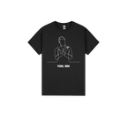 Black front flat lay