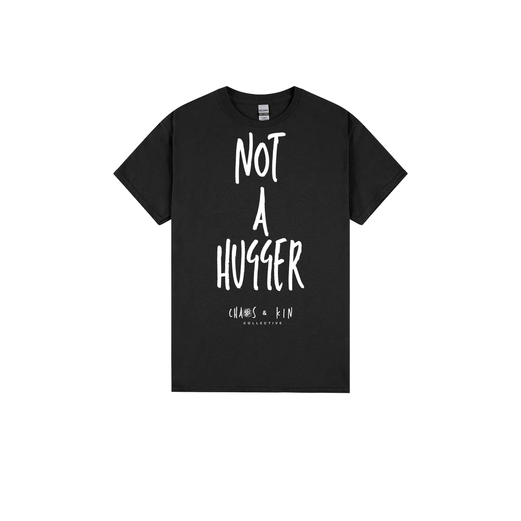 Black front flat lay