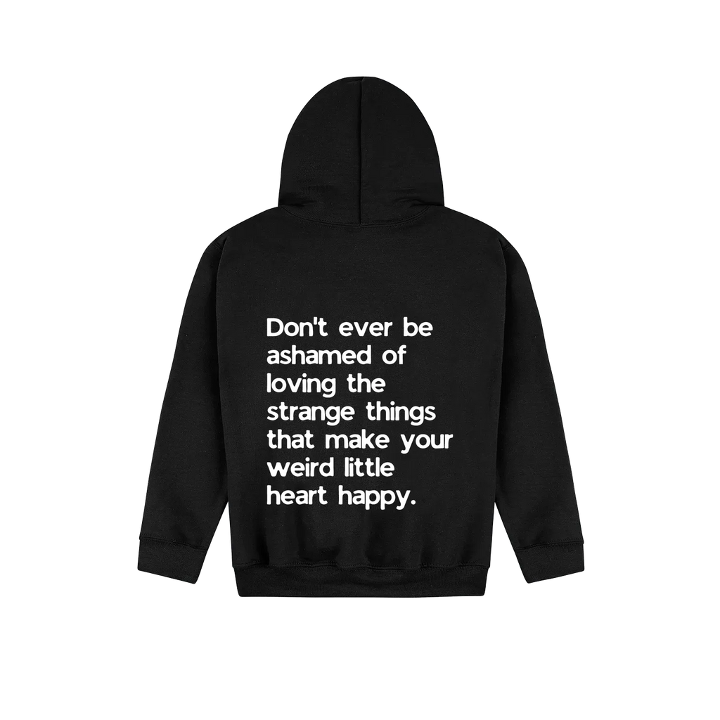Black back flat lay