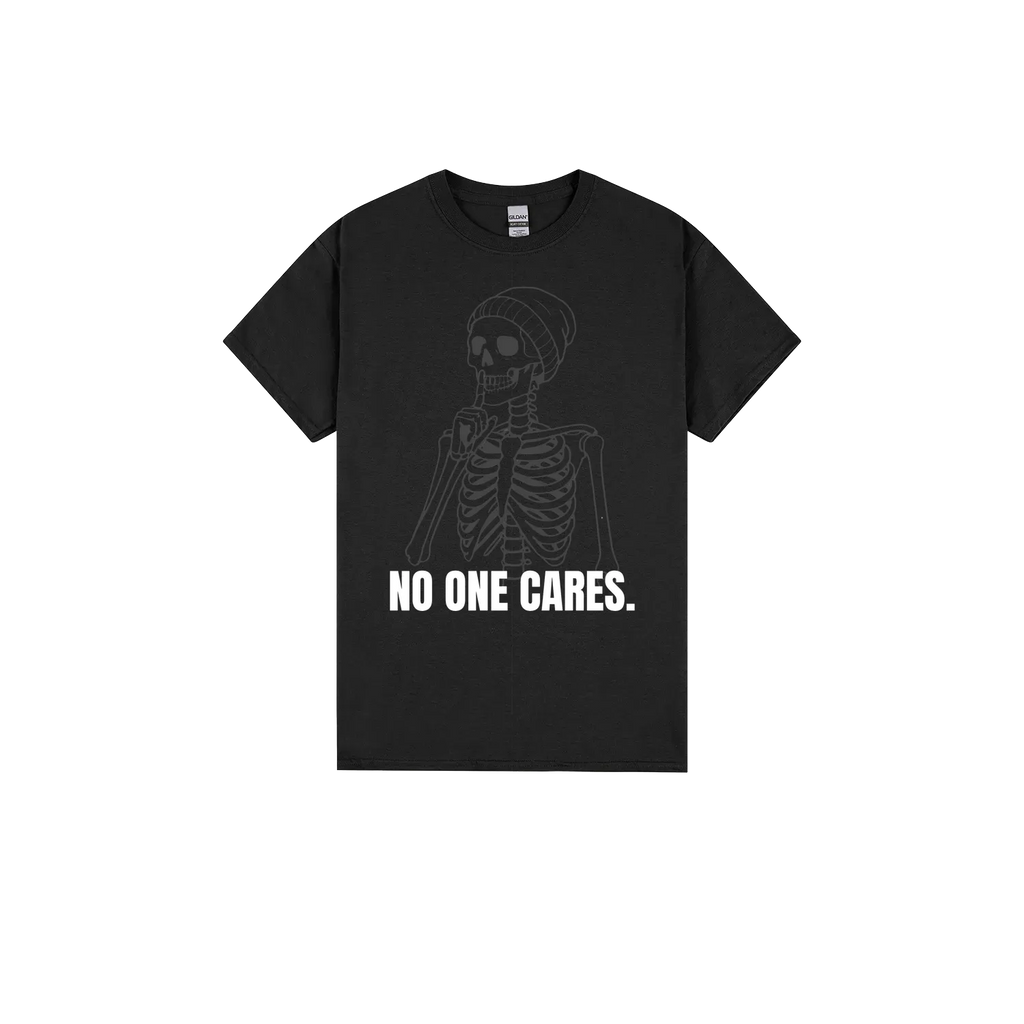 Black front flat lay