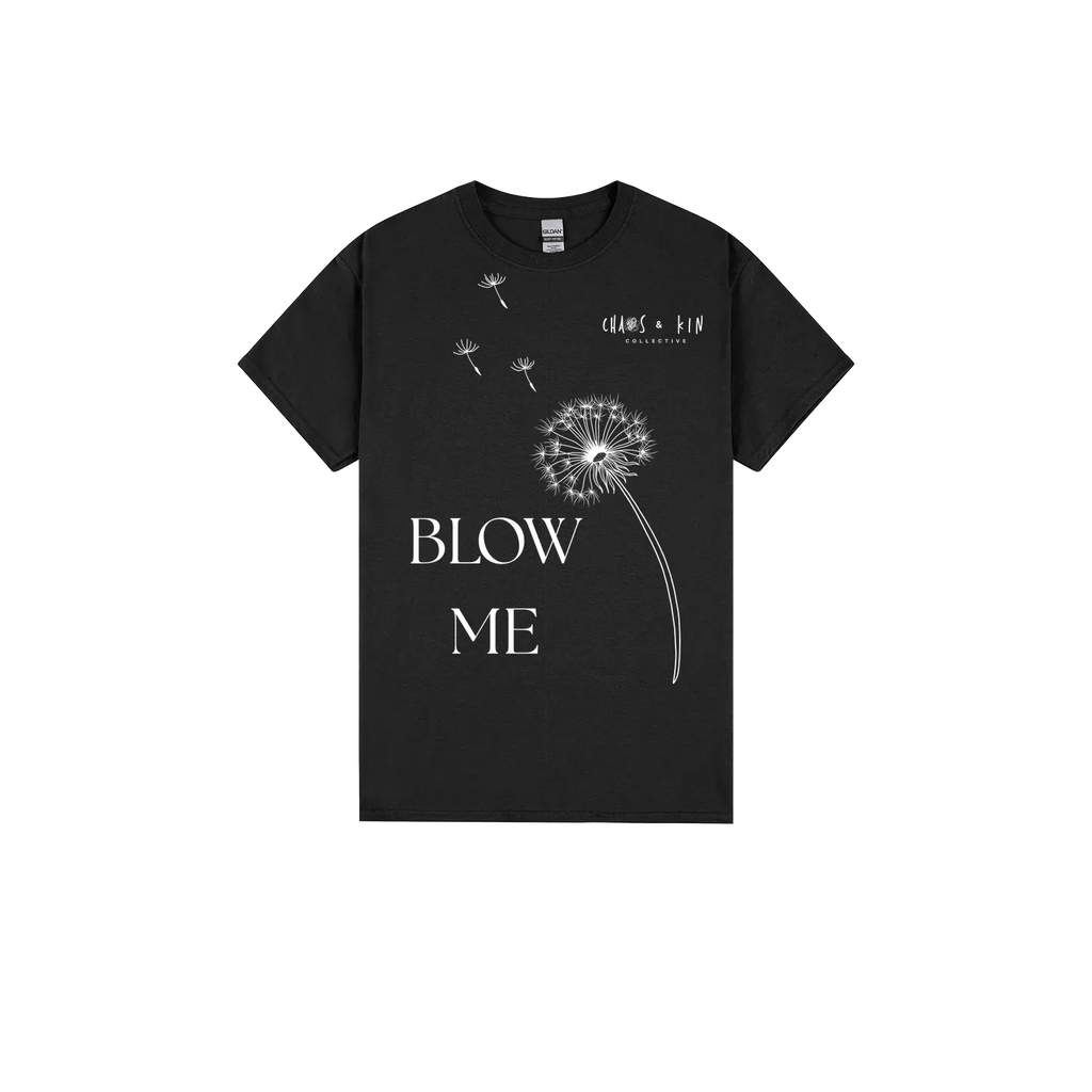 Black front flat lay