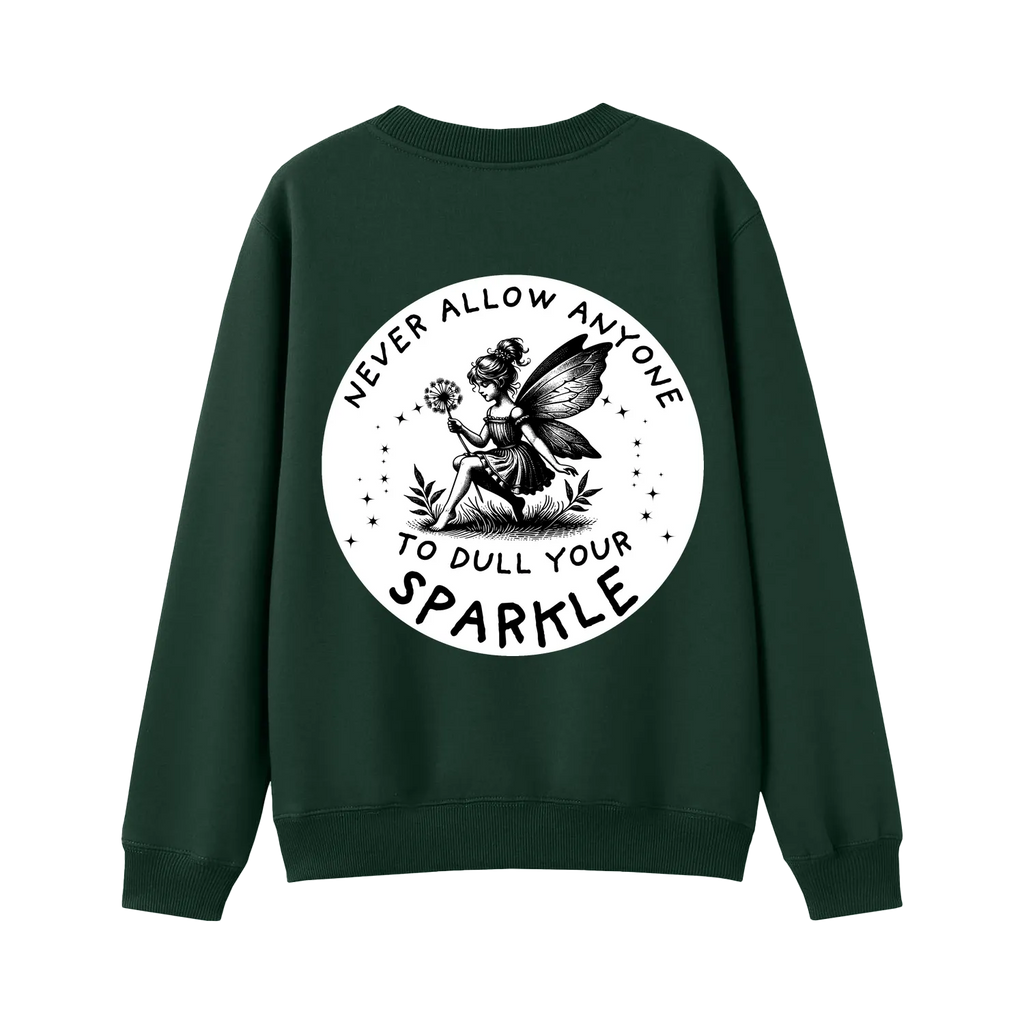 Bottle Green back flat lay