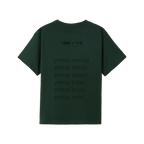 Bottle Green back flat lay