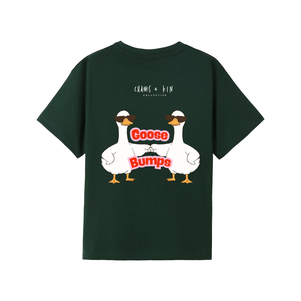 Bottle Green back flat lay