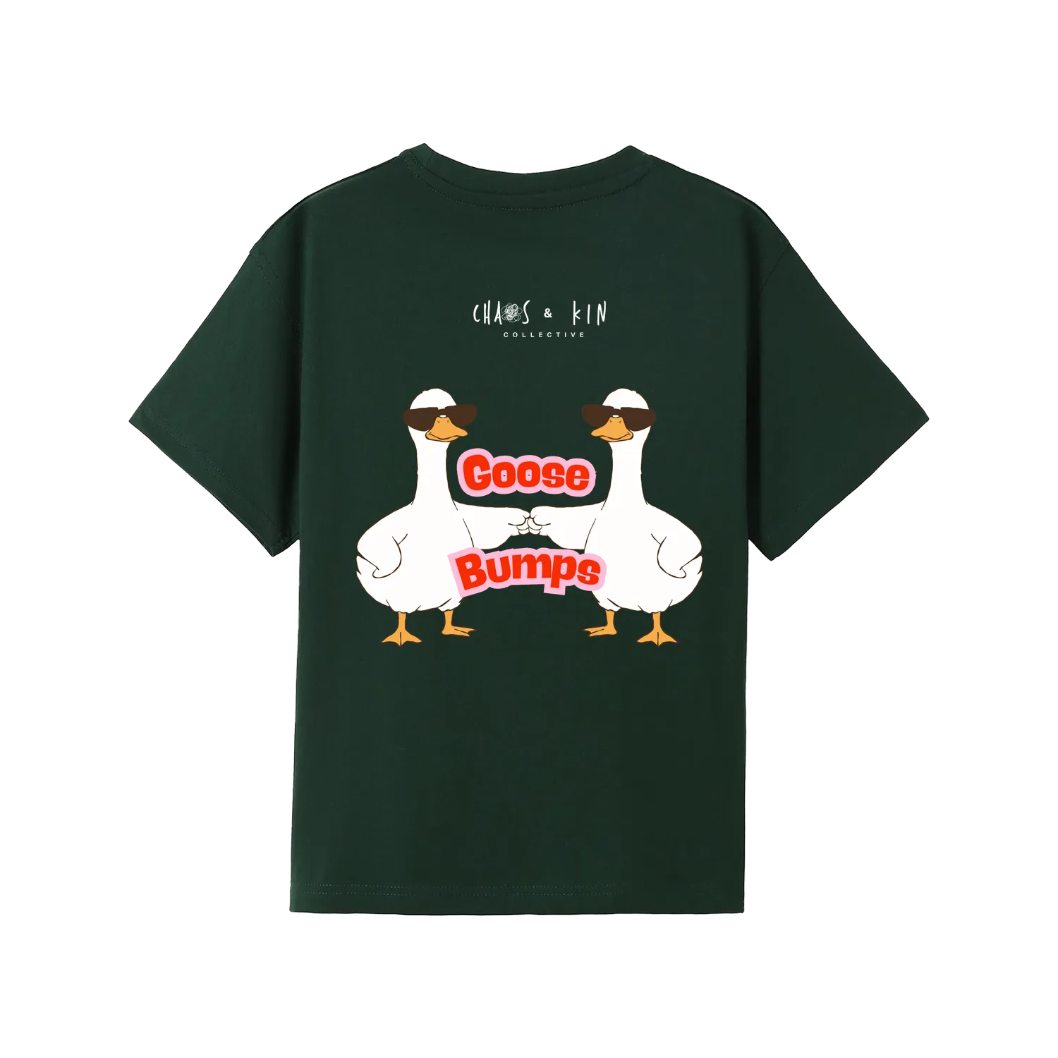Bottle Green back flat lay