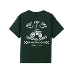 Bottle Green back flat lay
