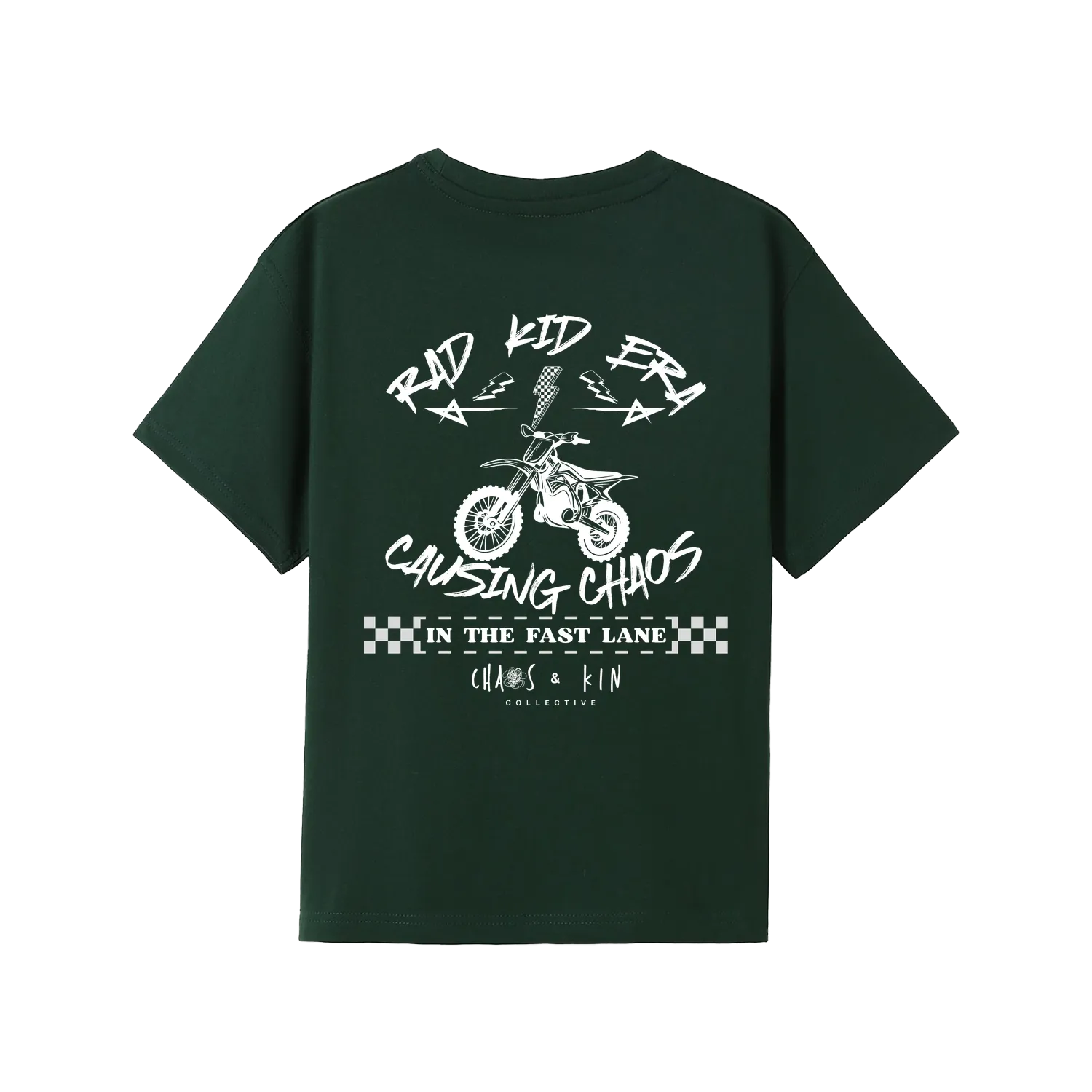 Bottle Green back flat lay
