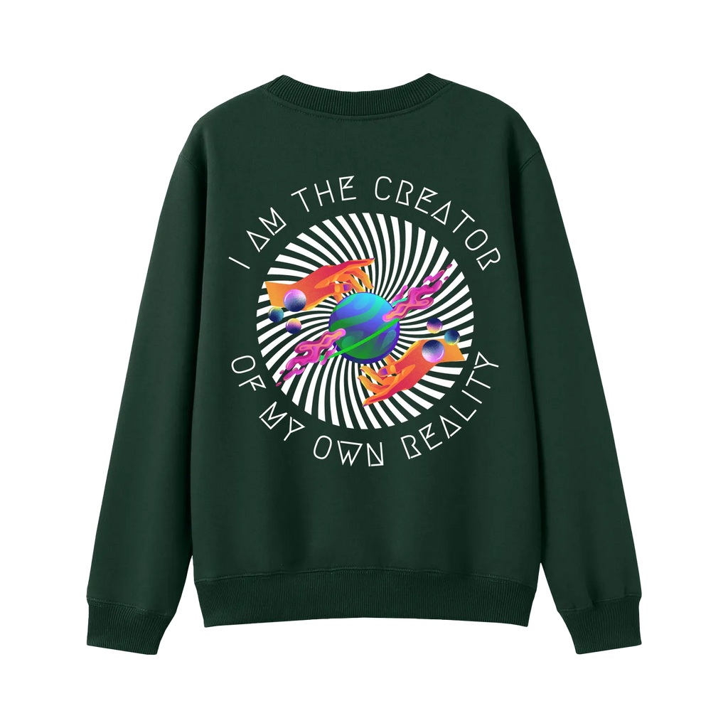 Bottle Green back flat lay