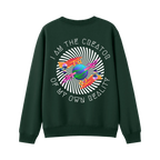 Bottle Green back flat lay