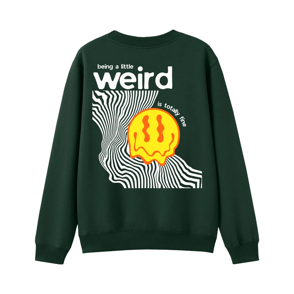 Bottle Green back flat lay