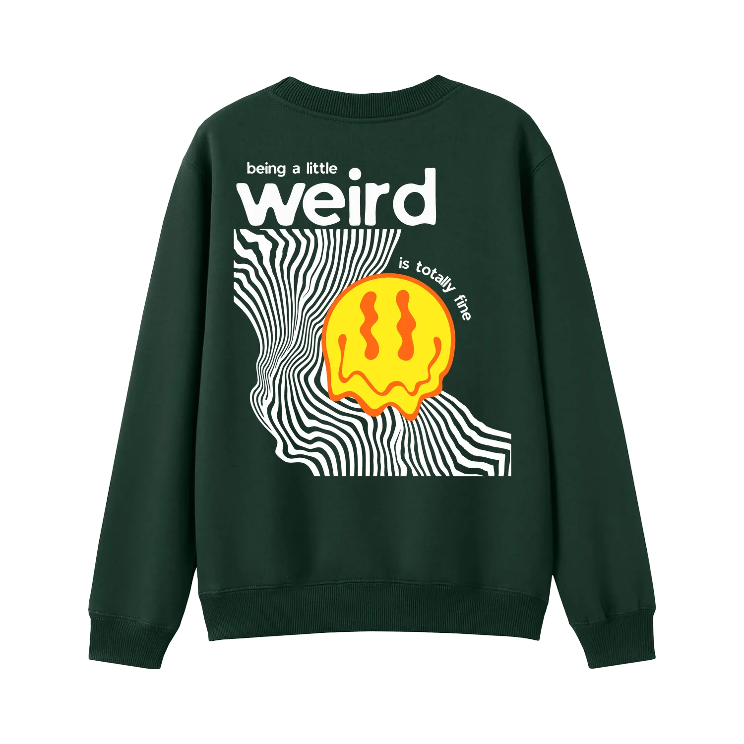 Bottle Green back flat lay
