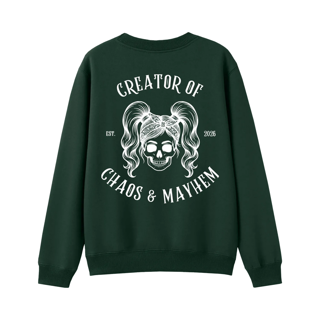 Bottle Green back flat lay