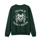 Bottle Green back flat lay