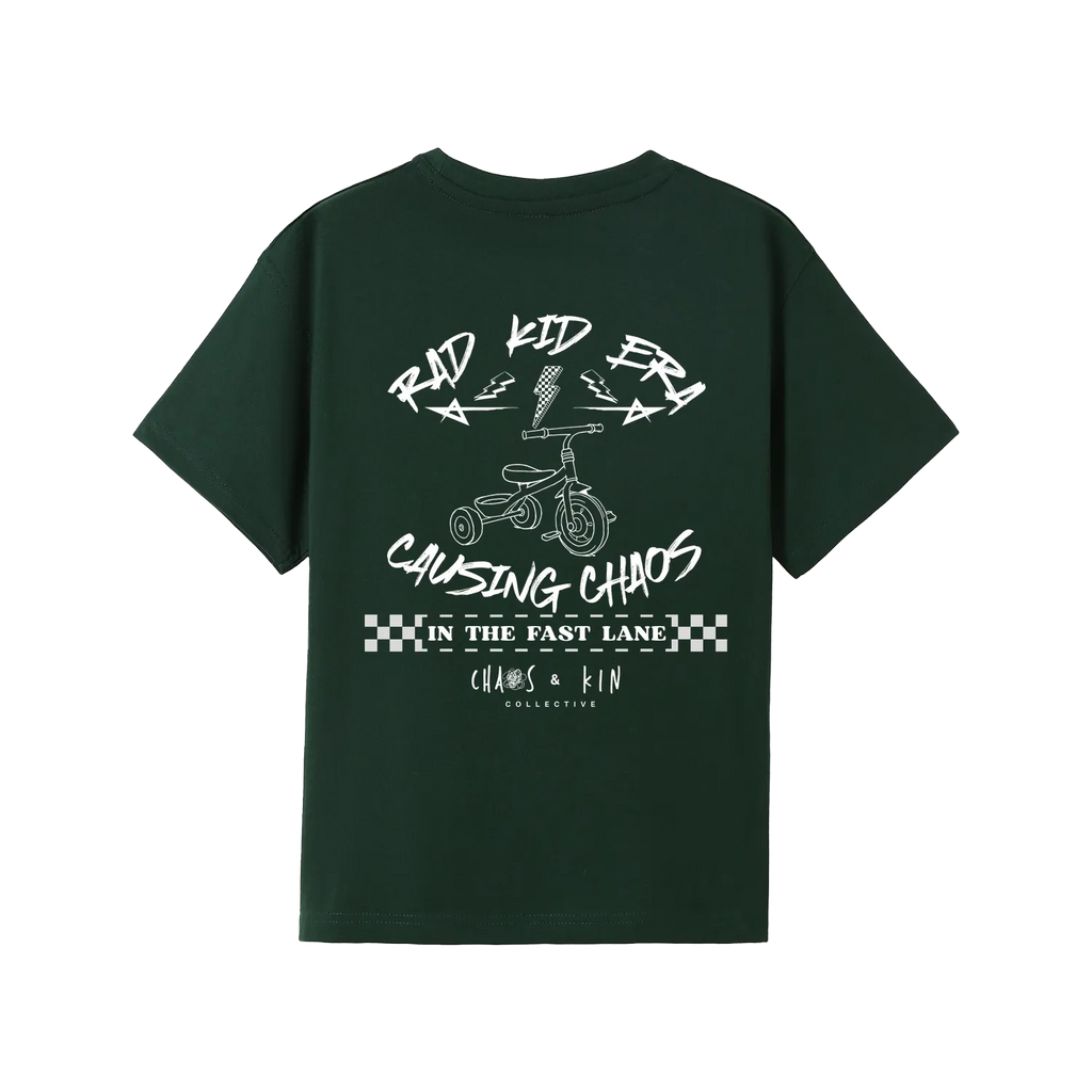 Bottle Green back flat lay