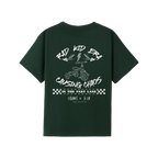 Bottle Green back flat lay