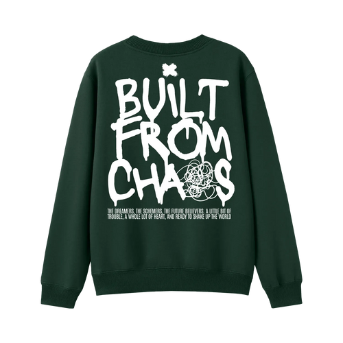 Bottle Green back flat lay