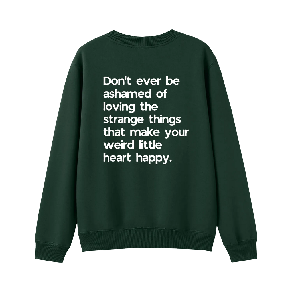 Bottle Green back flat lay