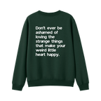 Bottle Green back flat lay
