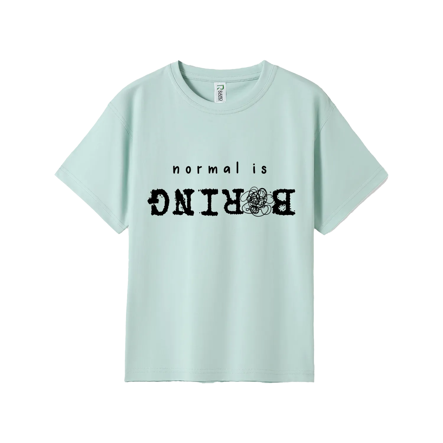 Bright Mint front flat lay