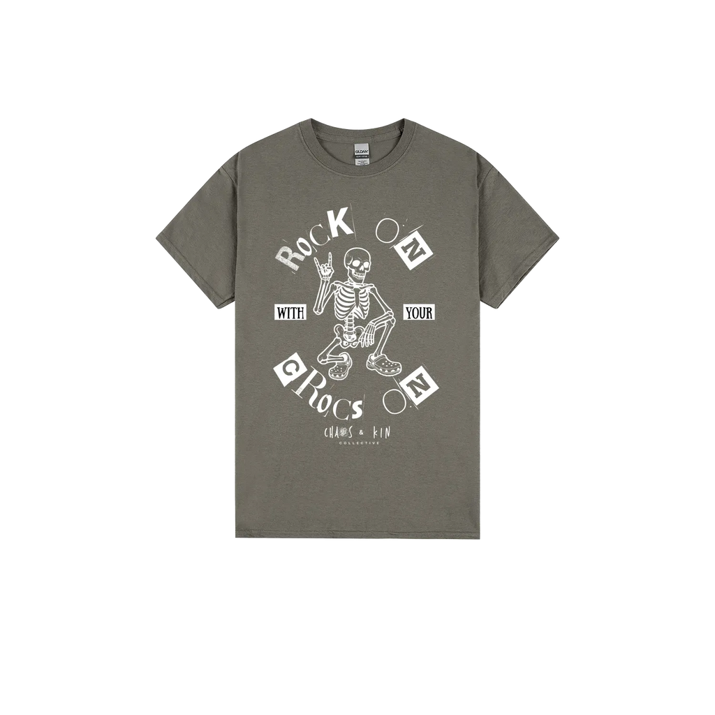 Charcoal front flat lay