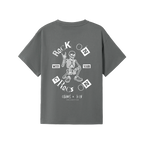 Charcoal back flat lay