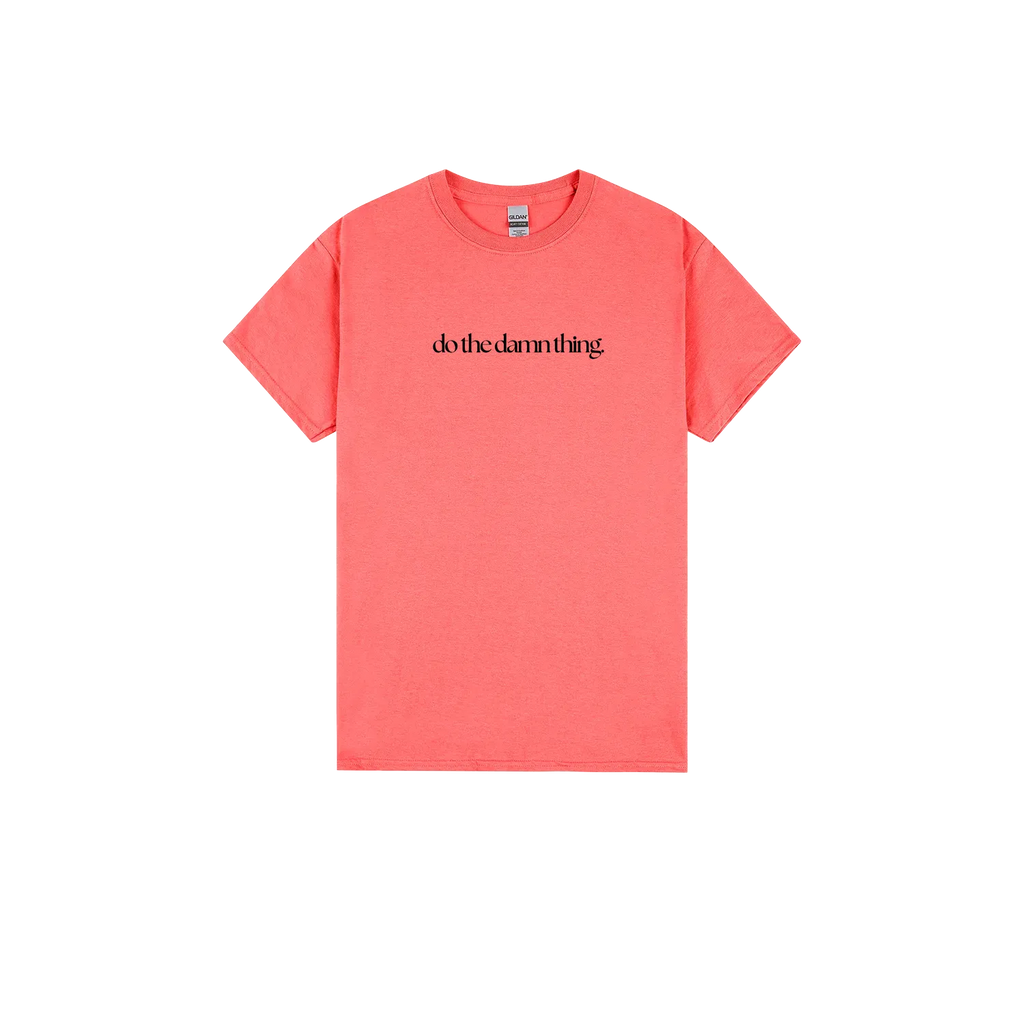 Coral Silk front flat lay