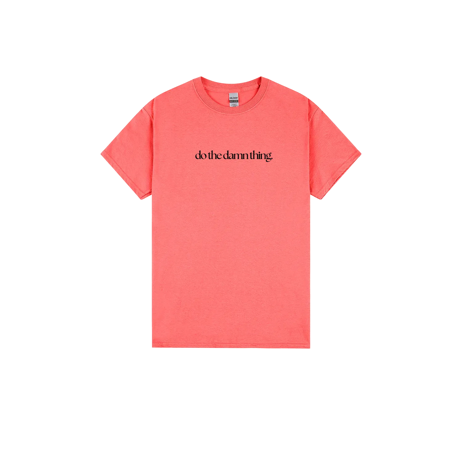 Coral Silk front flat lay
