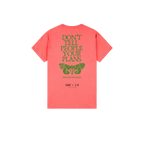 Coral Silk back flat lay
