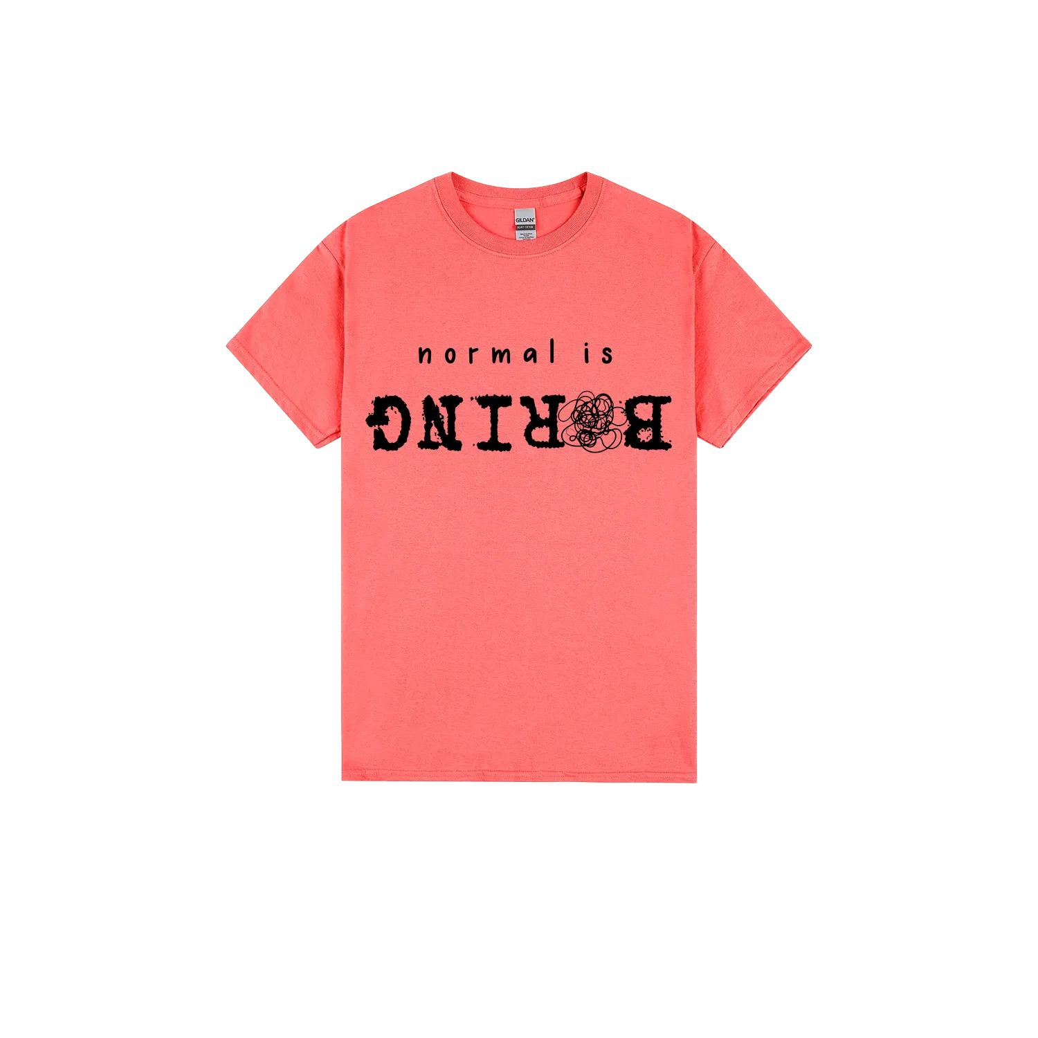 Coral Silk front flat lay