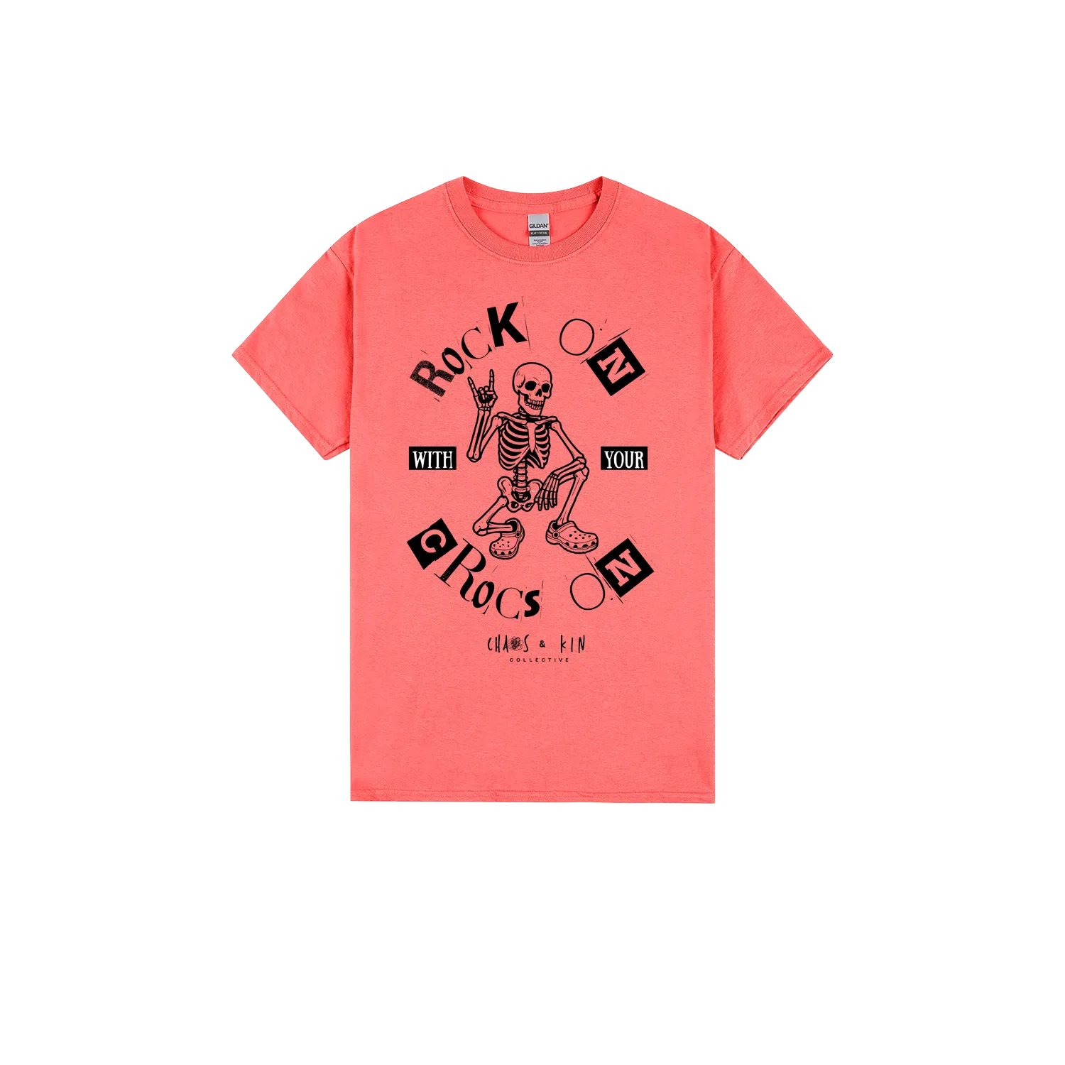 Coral Silk front flat lay