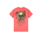 Coral Silk back flat lay