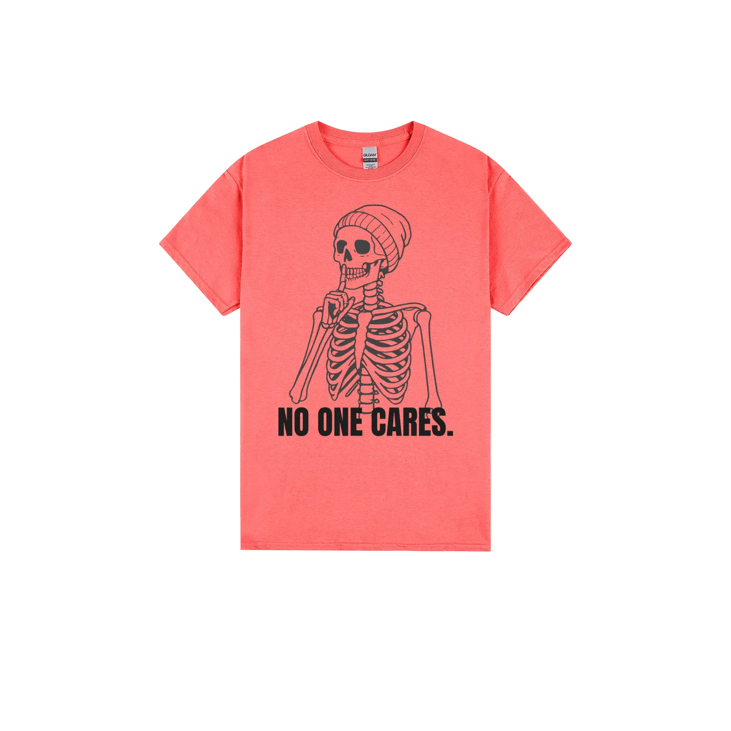 Coral Silk front flat lay