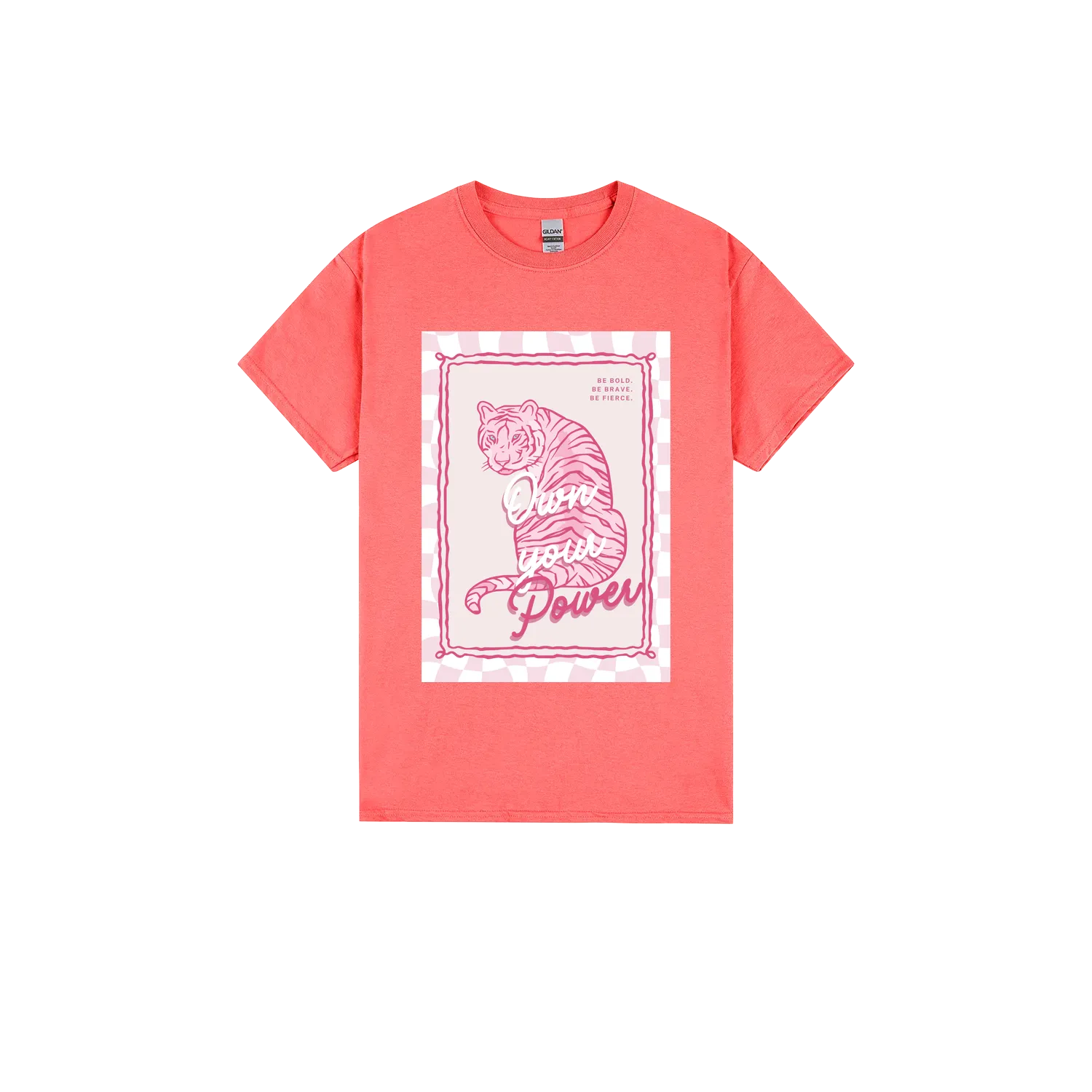 Coral Silk front flat lay