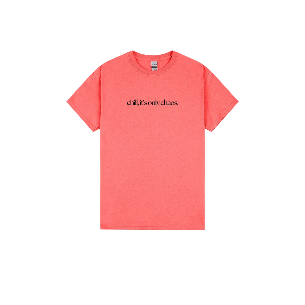 Coral Silk front flat lay