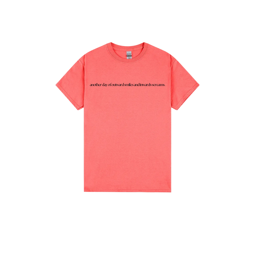 Coral Silk front flat lay