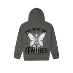 Dark Heather back flat lay