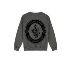 Dark Heather back flat lay