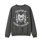 Dark Marle back flat lay
