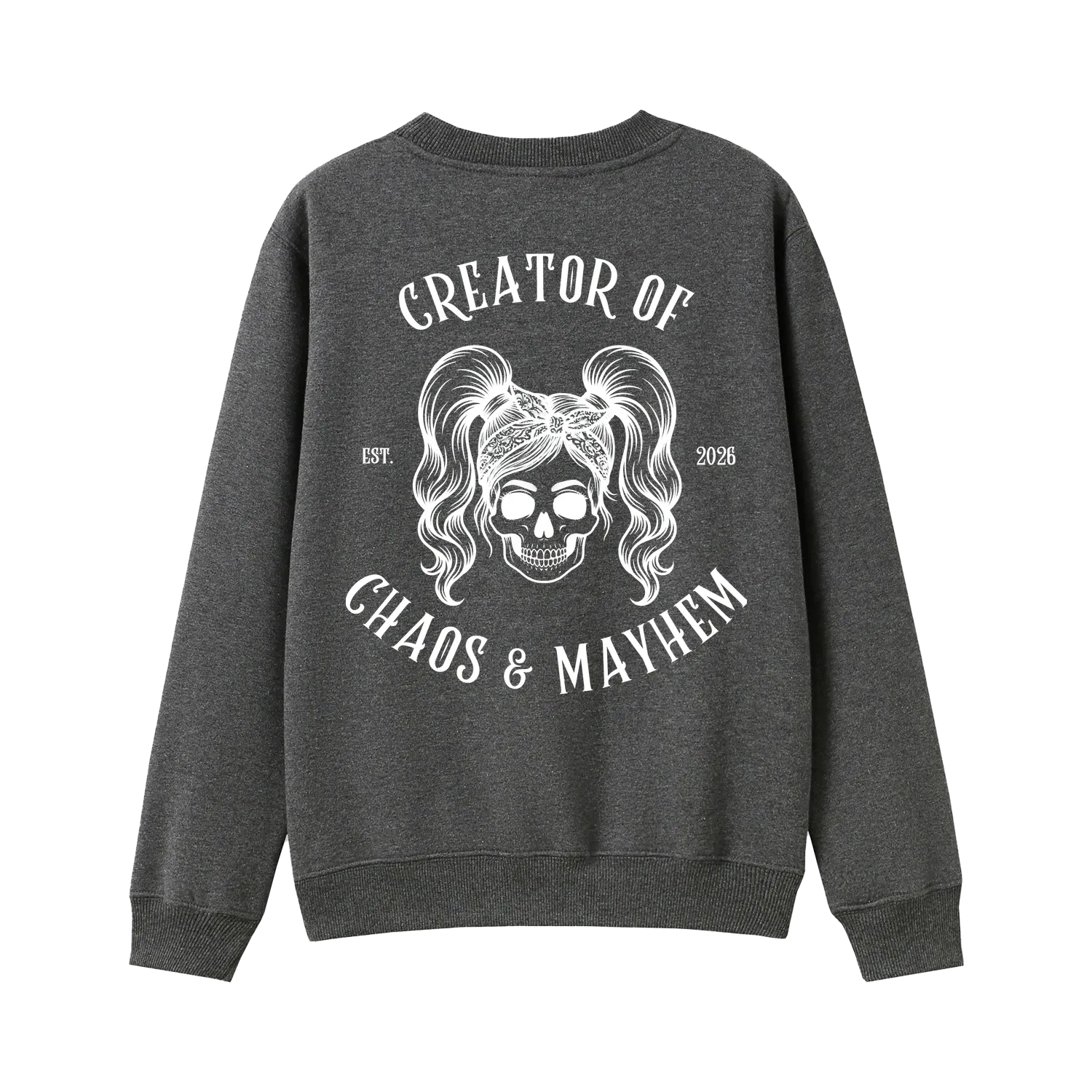 Dark Marle back flat lay
